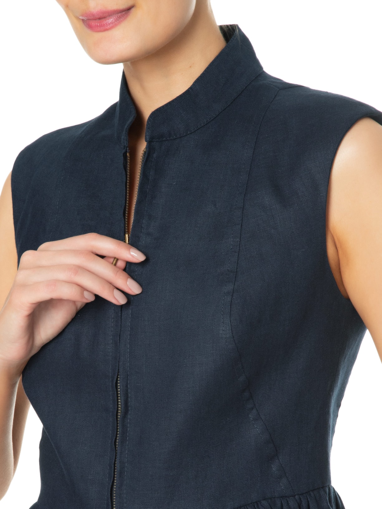 Colete Feminino Elise Azul Carol Bassi