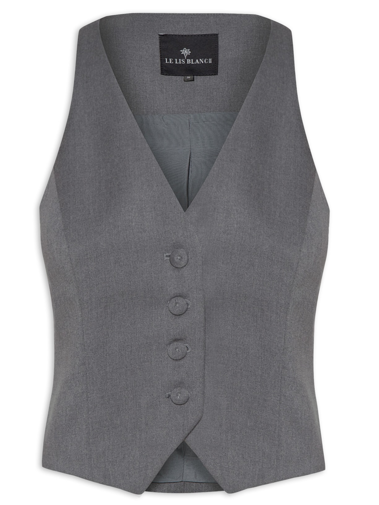 Colete Feminino Eloa - Cinza