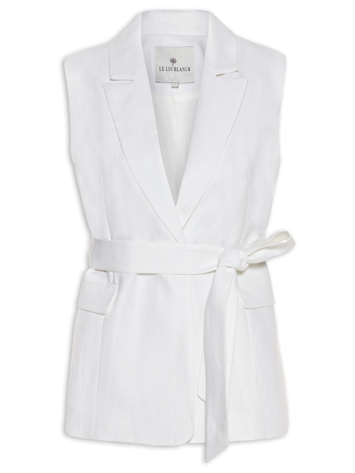 Colete Feminino Emilia Off White Le Lis