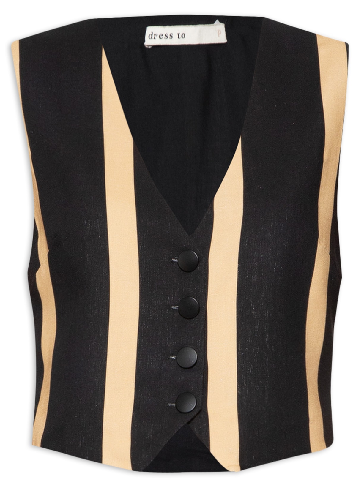 Colete Feminino Estampa Aura - Preto