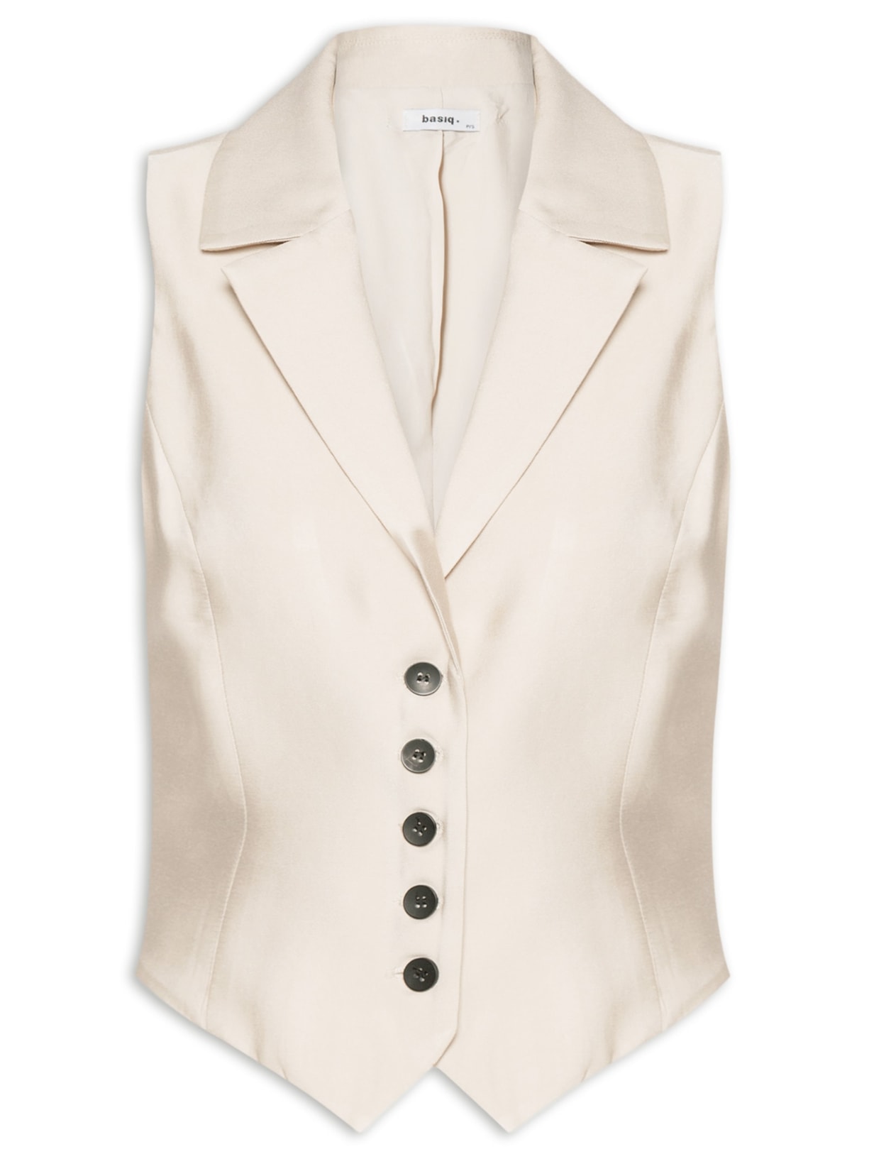 Colete Feminino Forrado - Bege