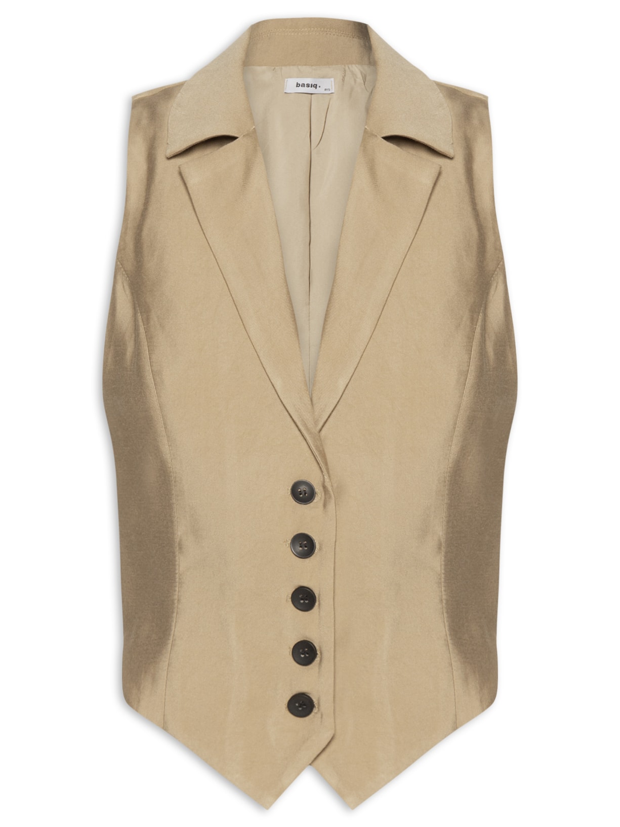 Colete Feminino Forrado - Bege