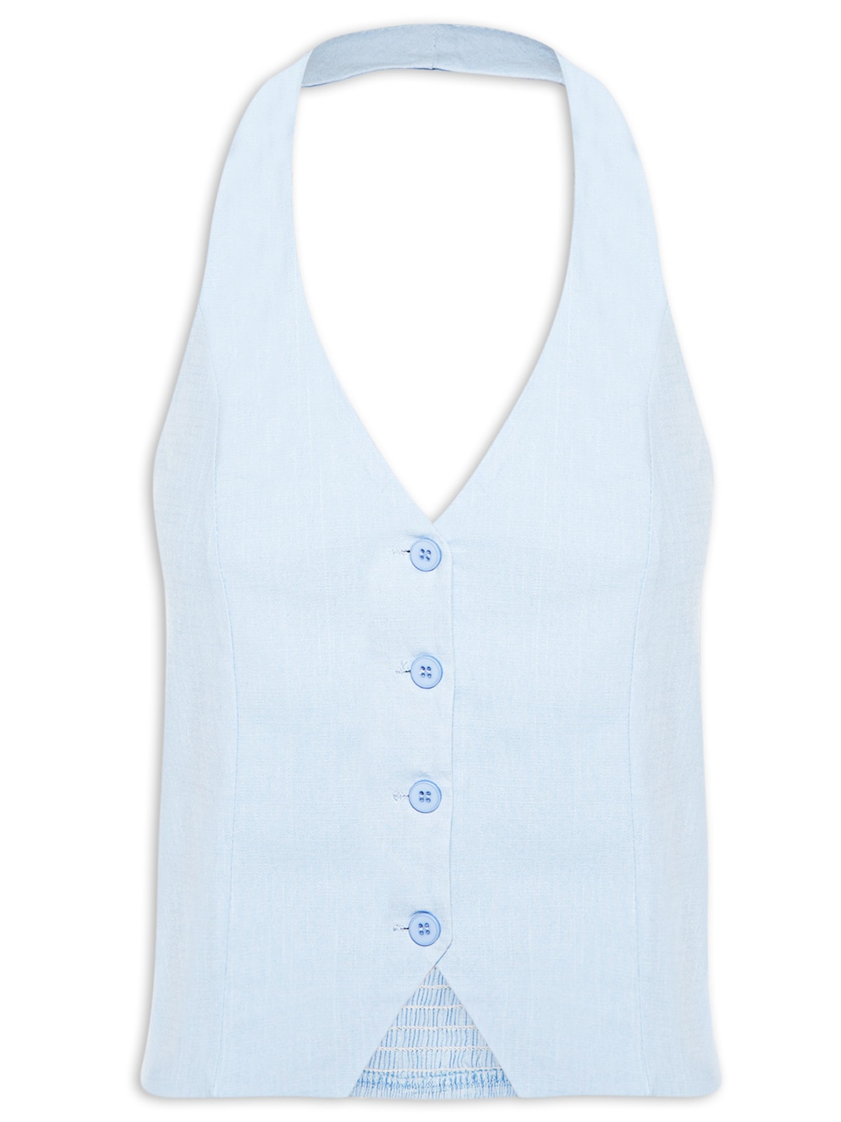 Colete Feminino Frente Única - Azul