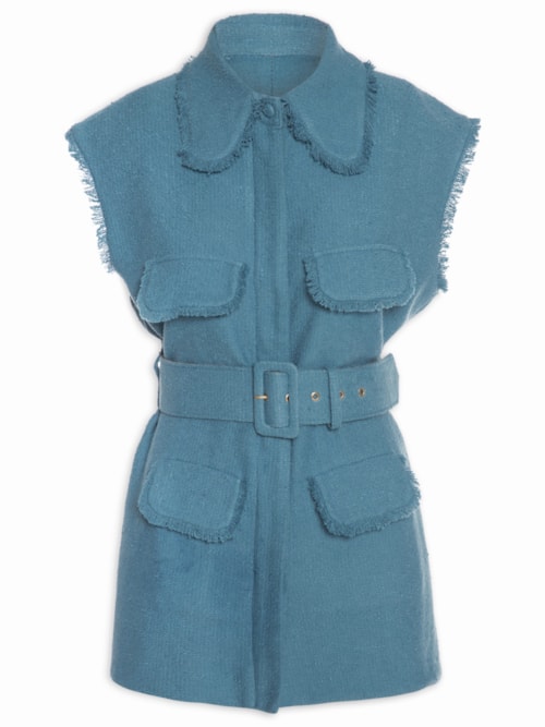Colete Feminino Gaia - Azul