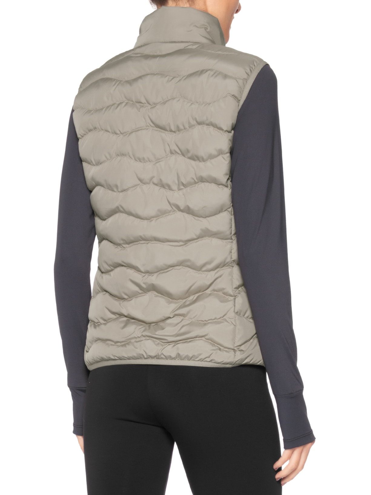 Colete Feminino Giubbotto Bege Ea7 Emporio Armani