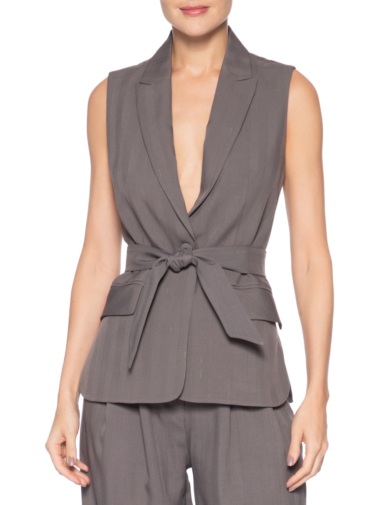 Colete Feminino Helena Cinza Le Lis