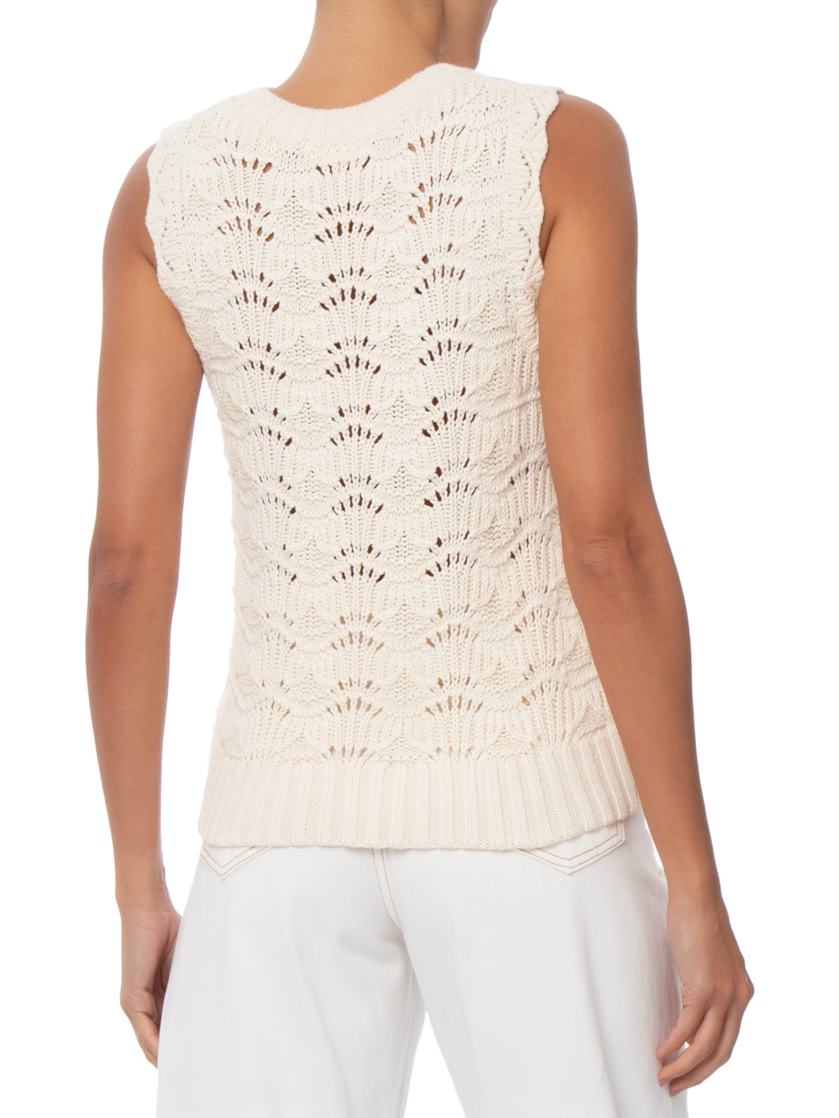 Colete Feminino Hope Crochet Tank Bege Levi's