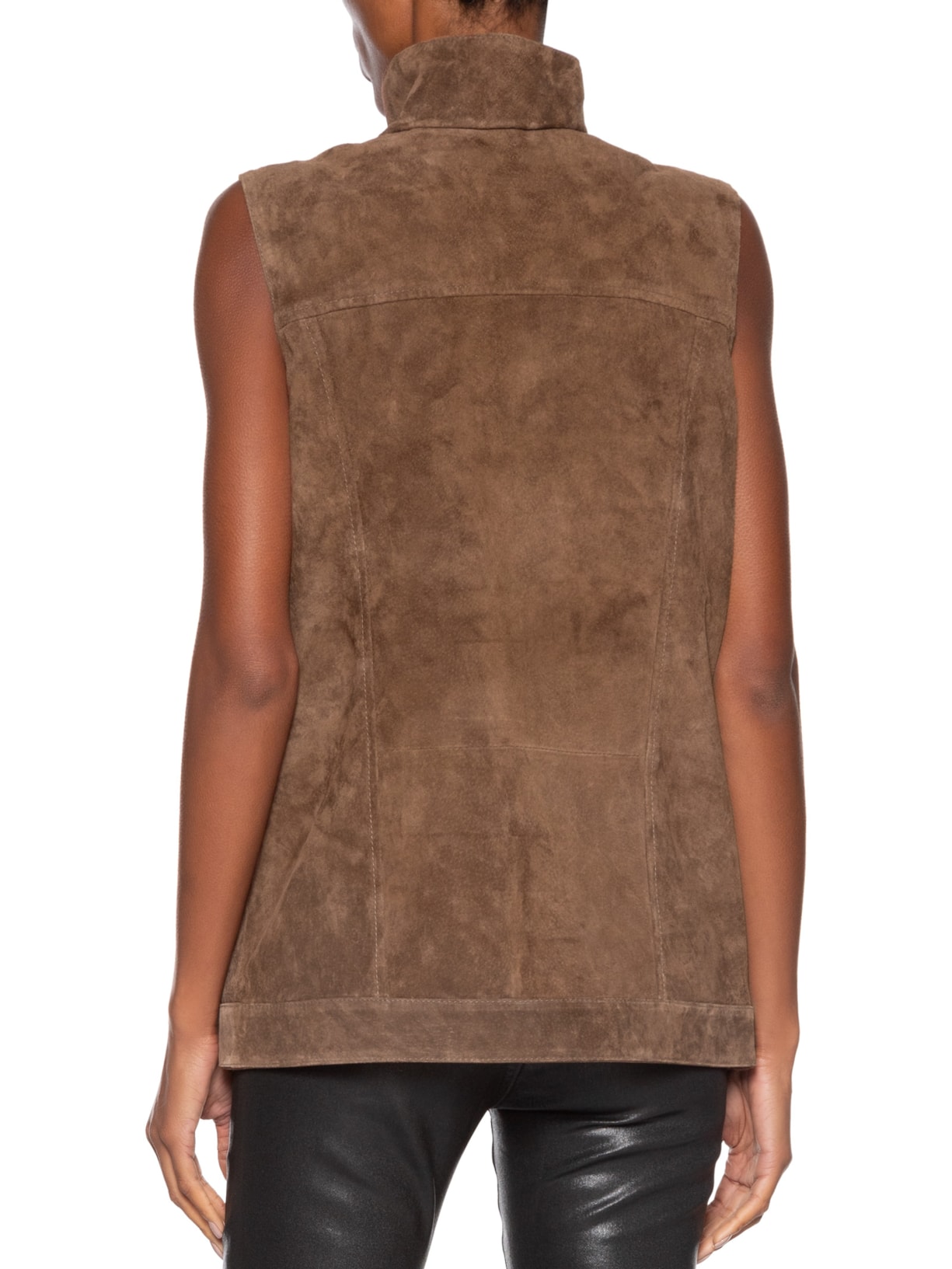 Colete Feminino Infinity Oversized Marrom Studio Kalline