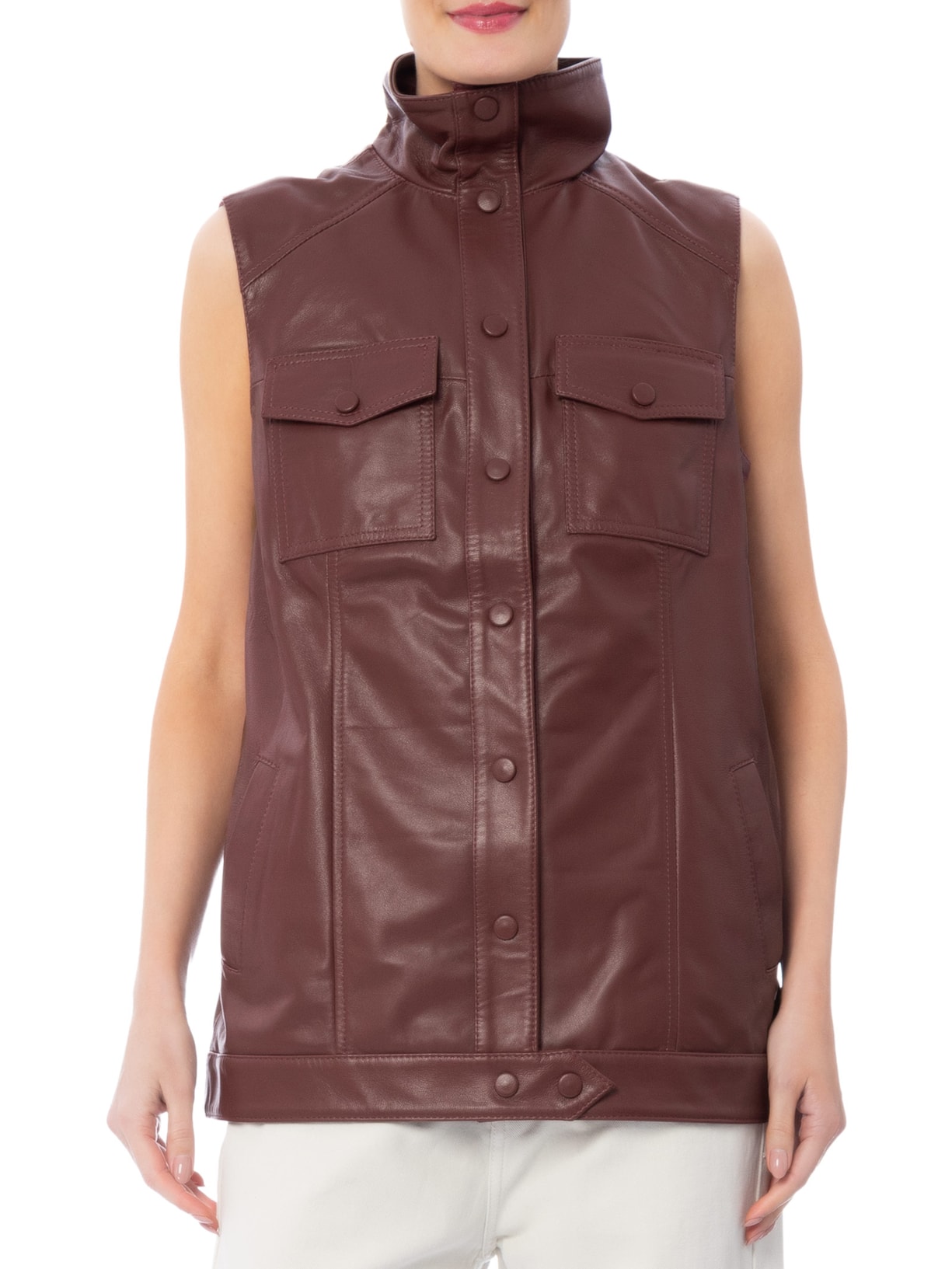 Colete Feminino Infinity Oversized – Vermelho Studio Kalline