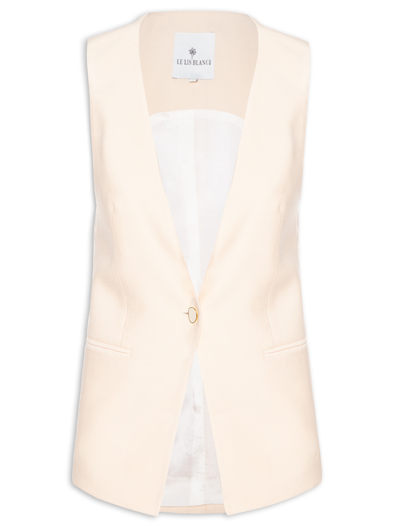 Le Lis - Colete Feminino Jasmine - Bege