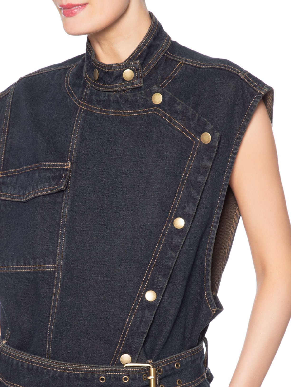 Colete Feminino Jeans Avery – Azul Nk