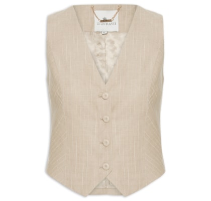 Colete Feminino Jessica - Bege