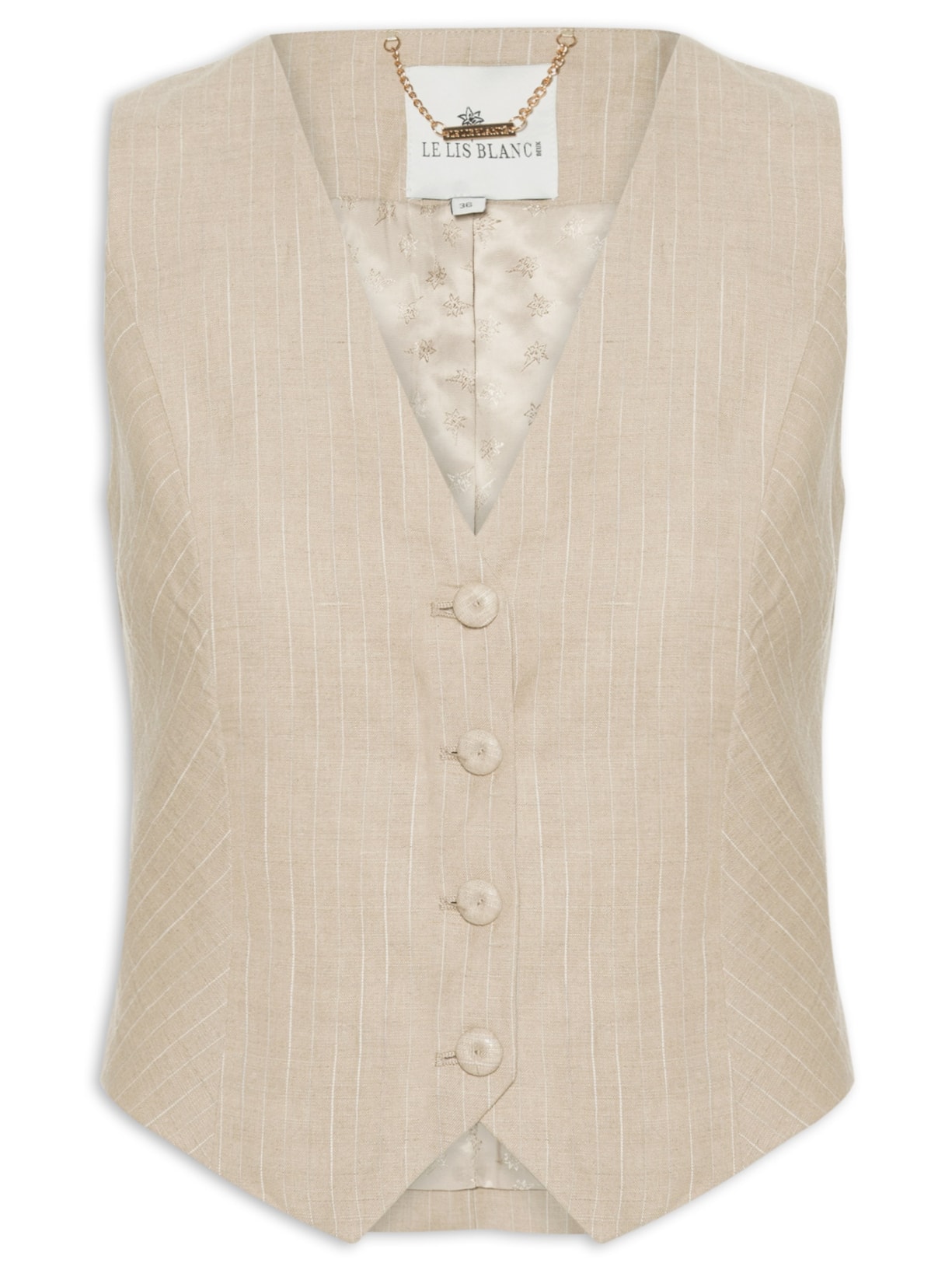 Colete Feminino Jessica - Bege