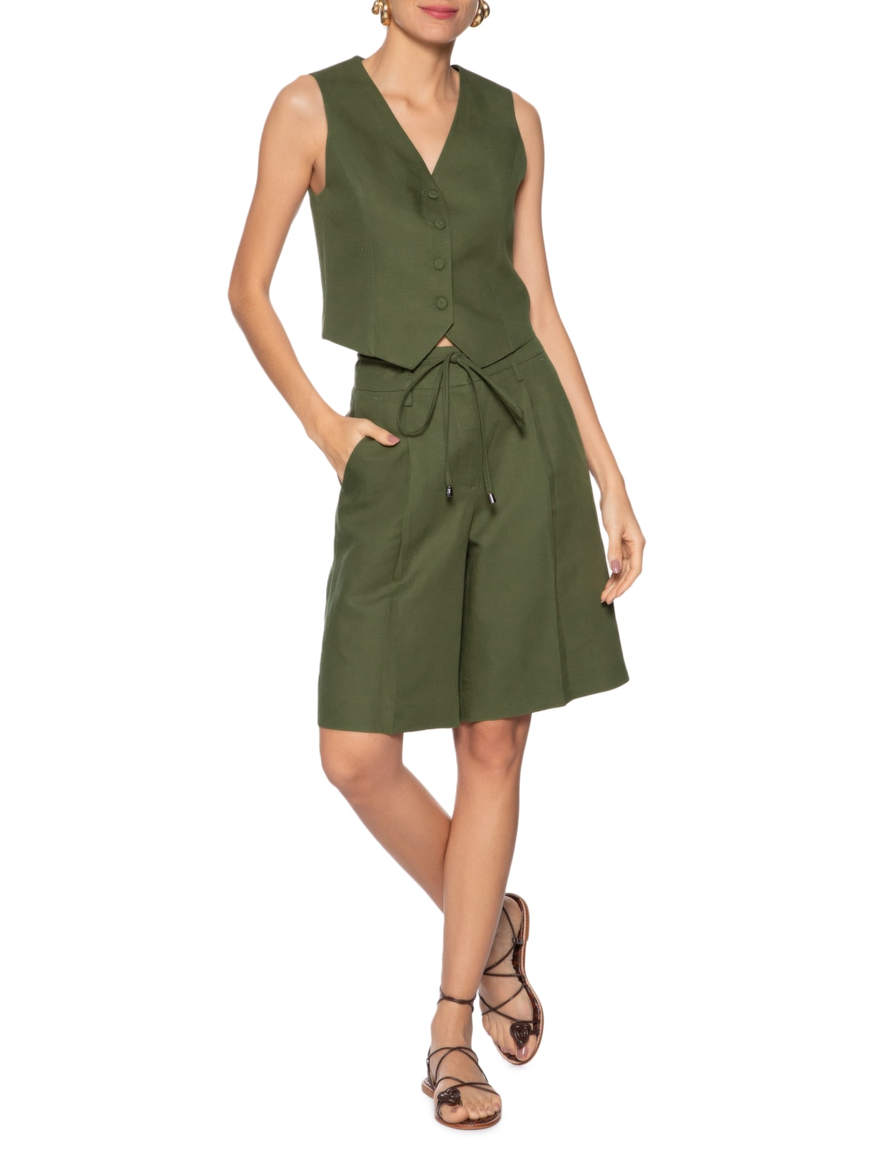 Colete Feminino Julia IV Verde Le Lis