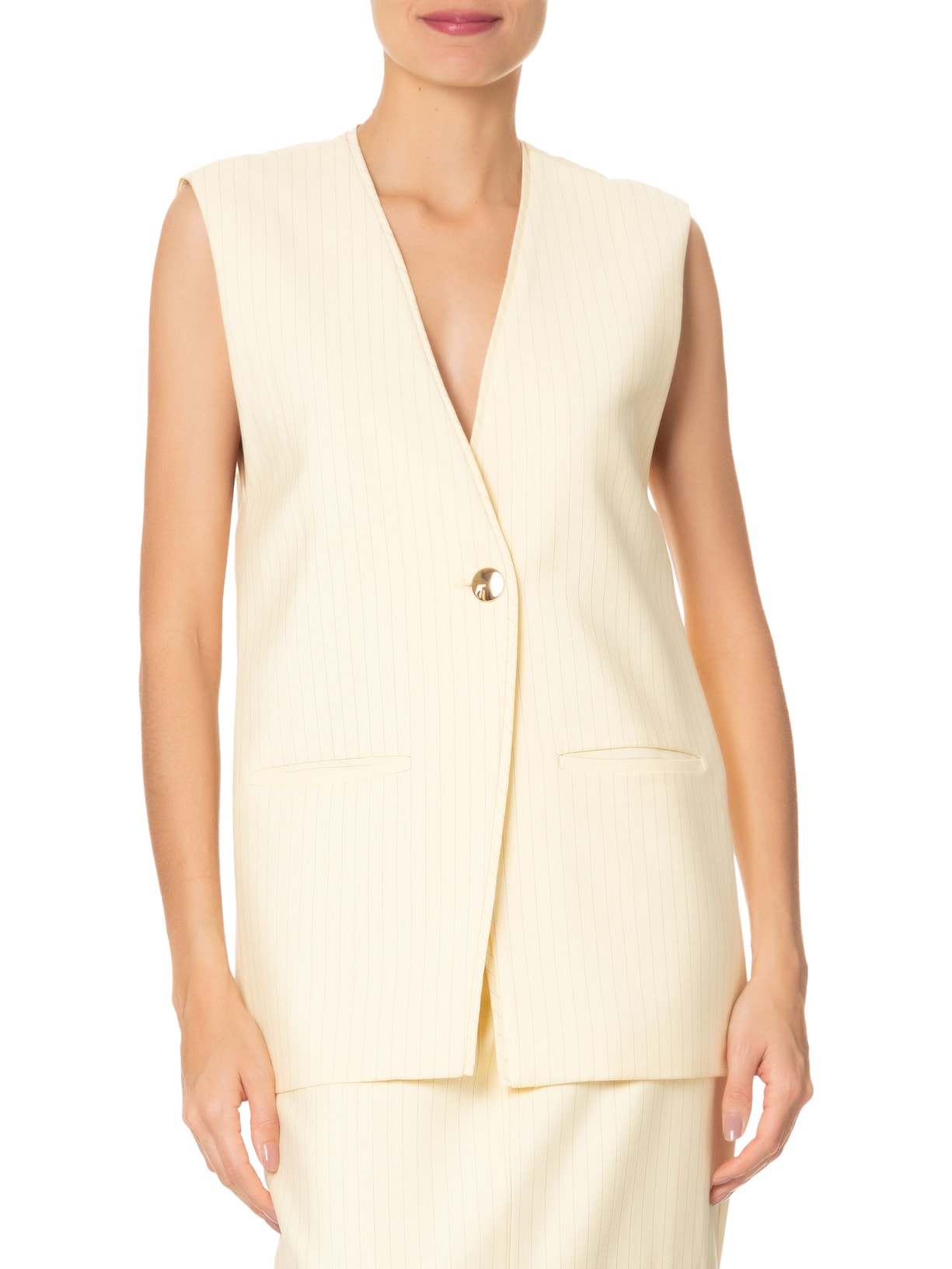 Colete Feminino Karla Amarelo Iorane