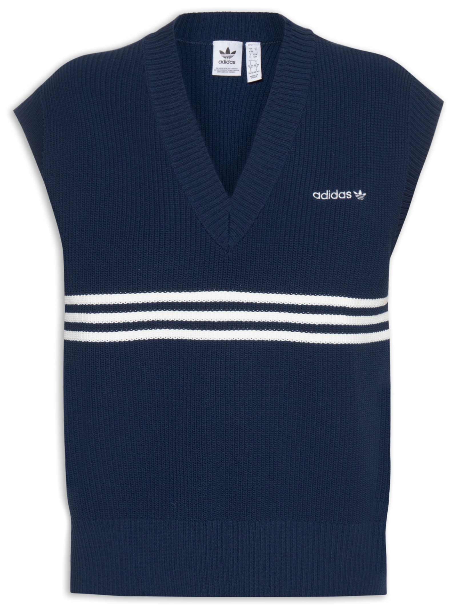 Adidas Originals - Colete Feminino Knitted Vest - Azul