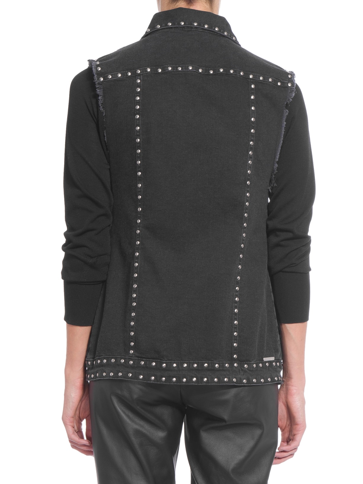 Colete Feminino Longo Preto Mob