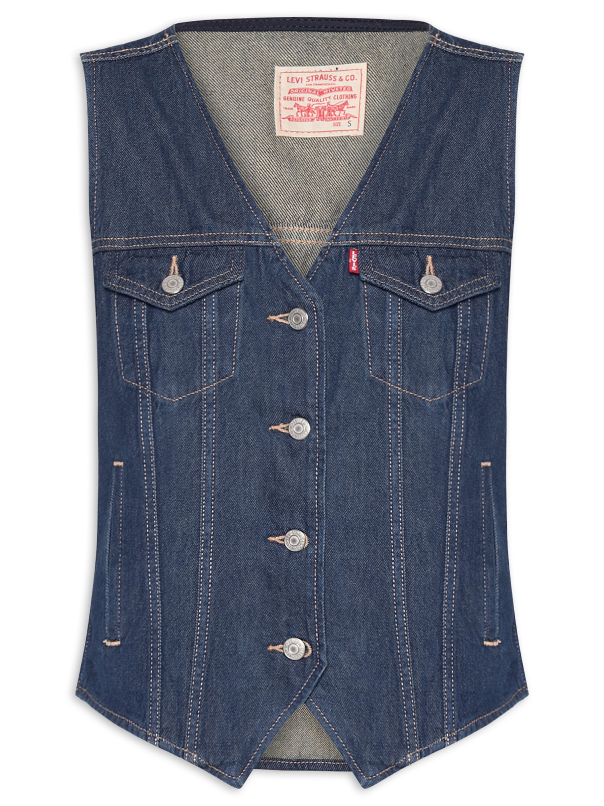 Colete Feminino Loose Vest H1'25 - Azul