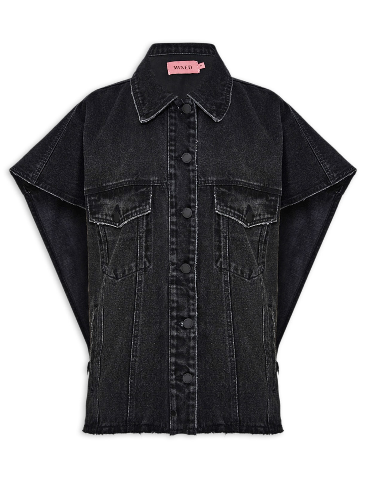 Colete Feminino Lunar Jeans V27 - Preto