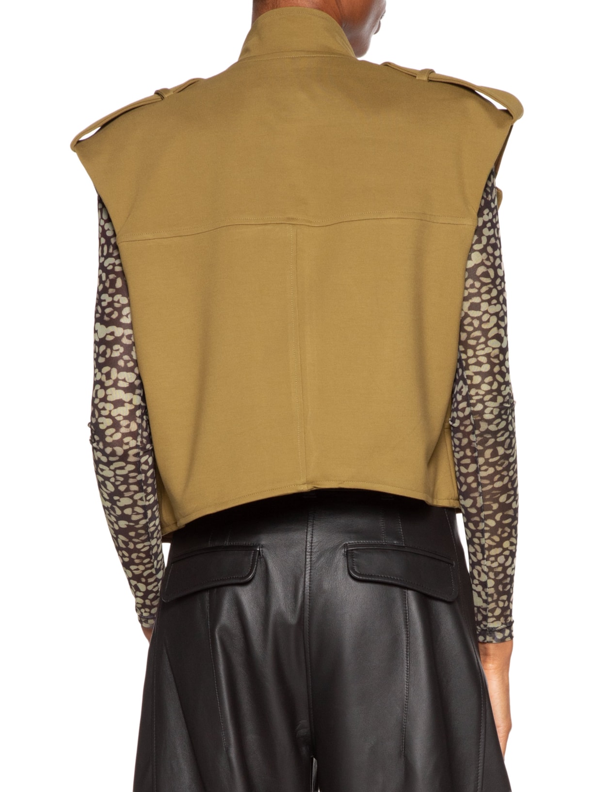 Colete Feminino Malha Estruturada Ateliê Verde Animale