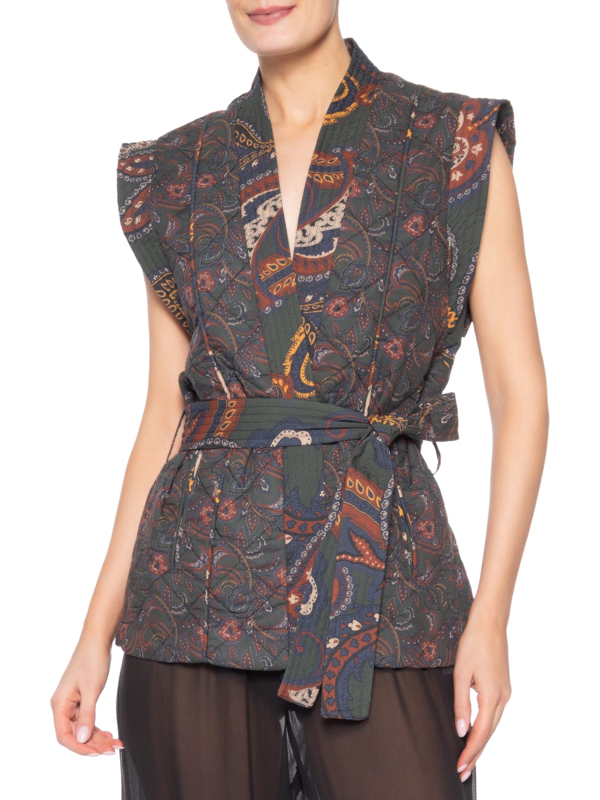 Colete Feminino Marie Verde All Most Vintage