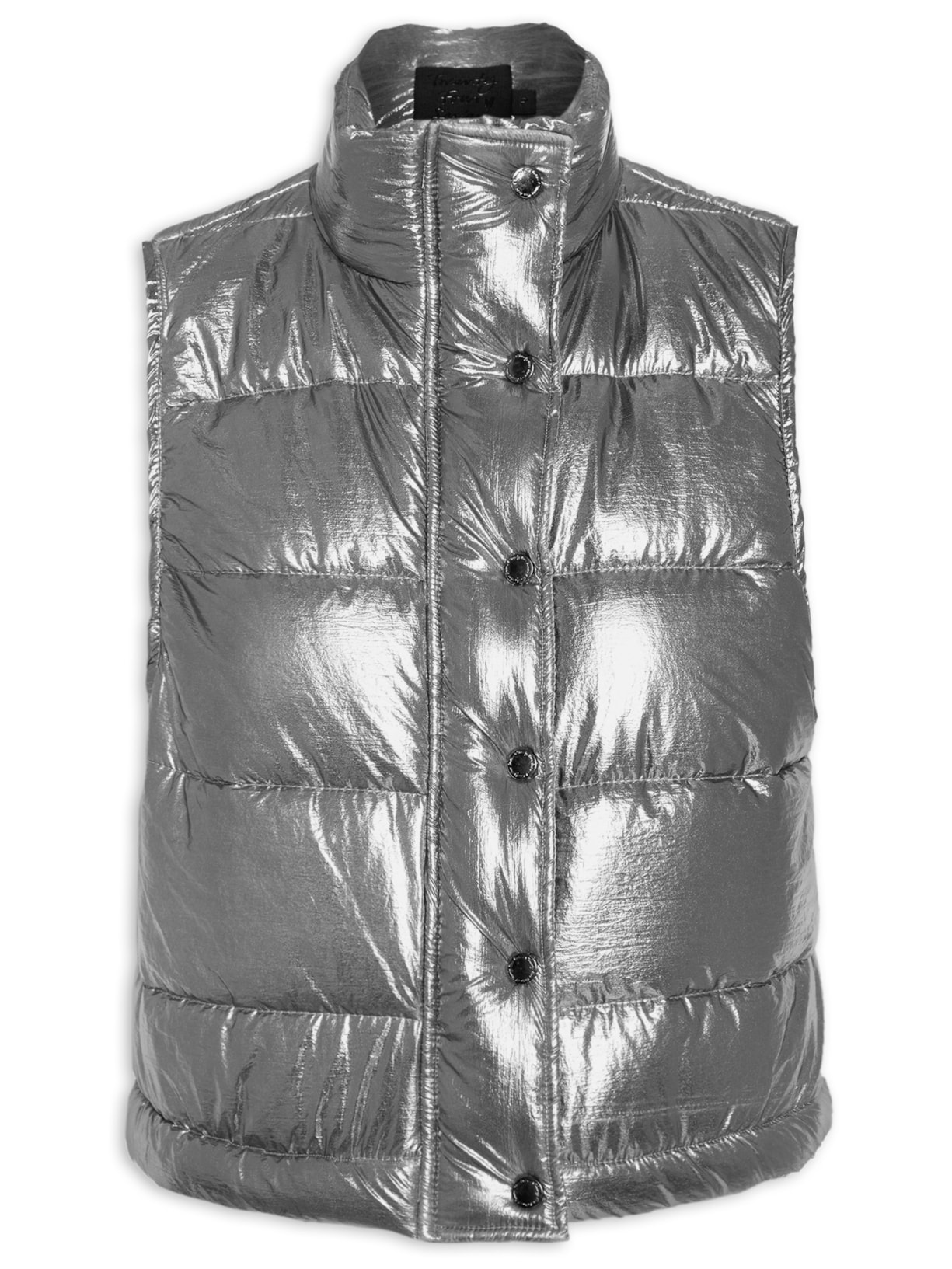 Colete Feminino Matelassê Babi - Prata