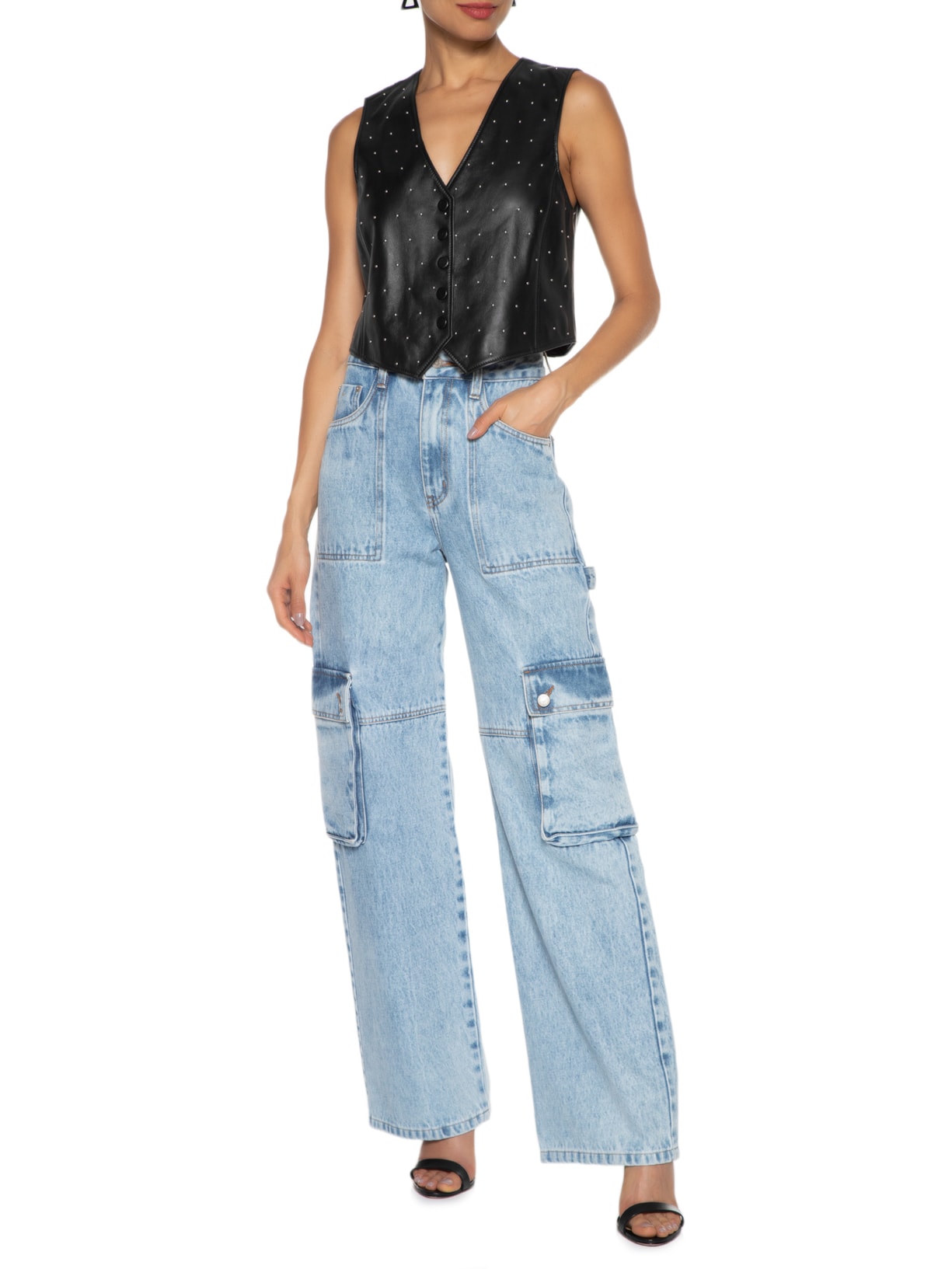 Colete Feminino Mestiço Lais Preto Nk