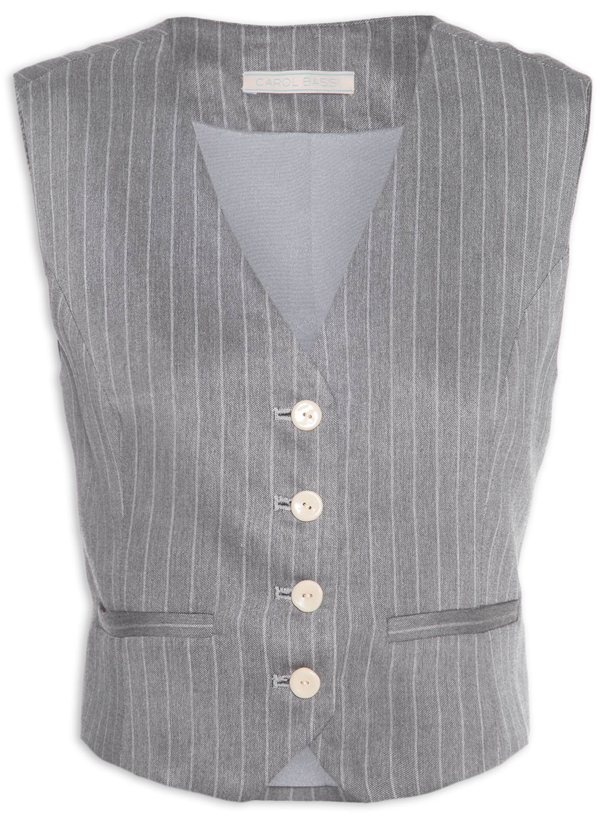 Colete Feminino Monaco - Cinza