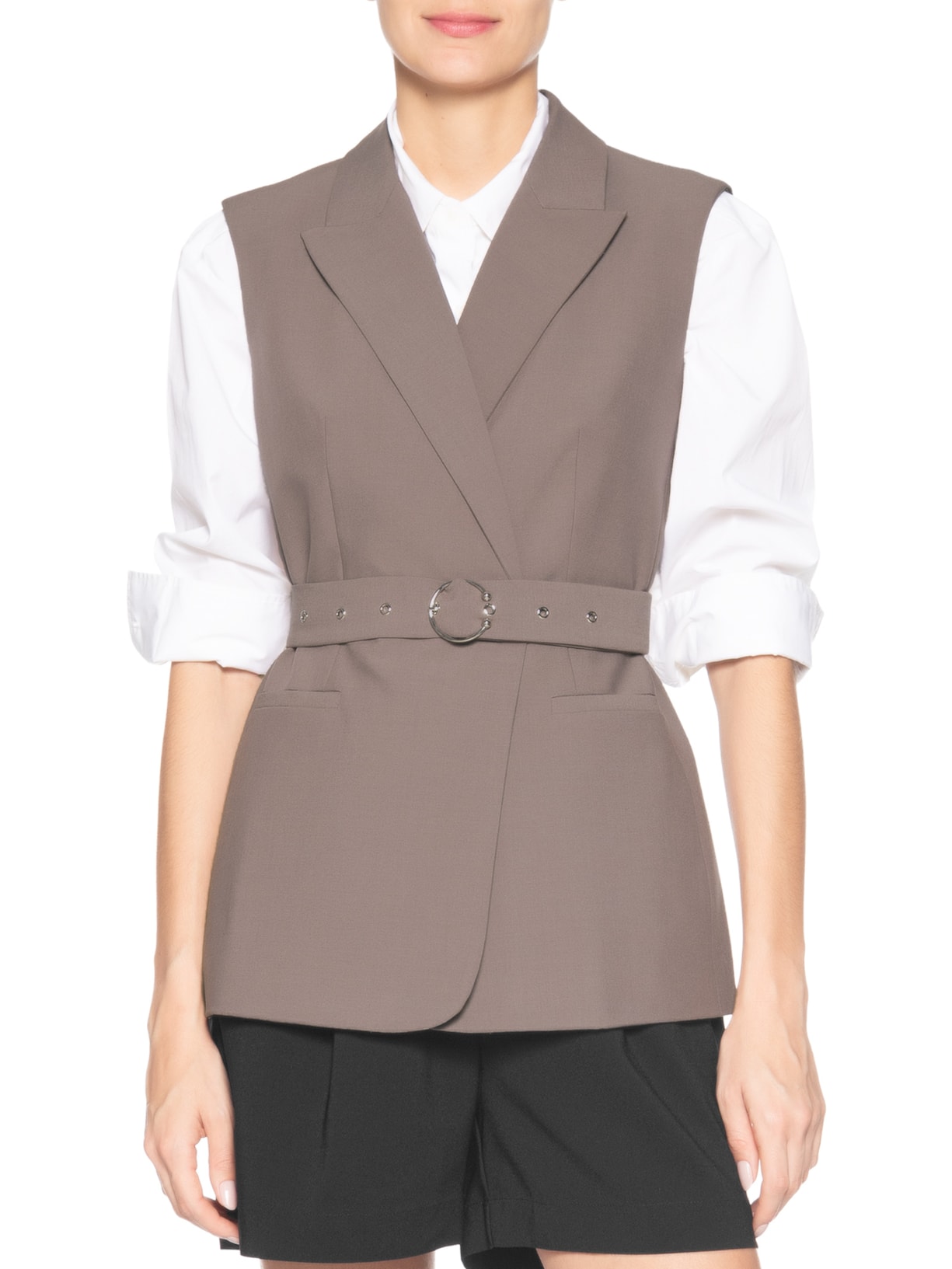 Colete Feminino Nic II Marrom Le Lis