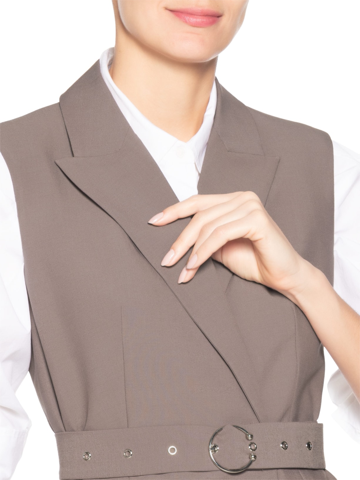 Colete Feminino Nic II Marrom Le Lis