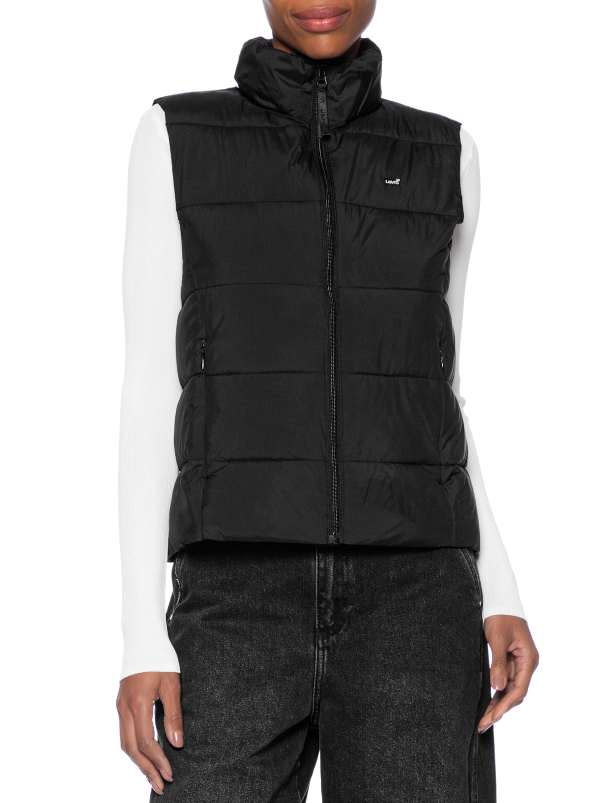 Colete Feminino Packable Poly Vest Preto Levi's