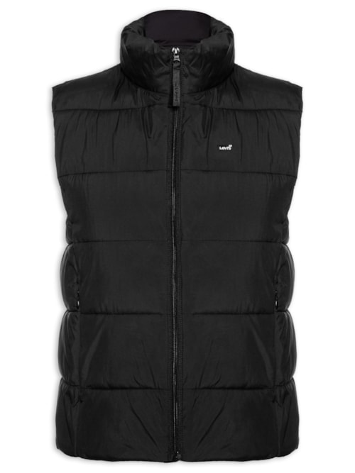 Colete Feminino Packable Poly Vest - Preto
