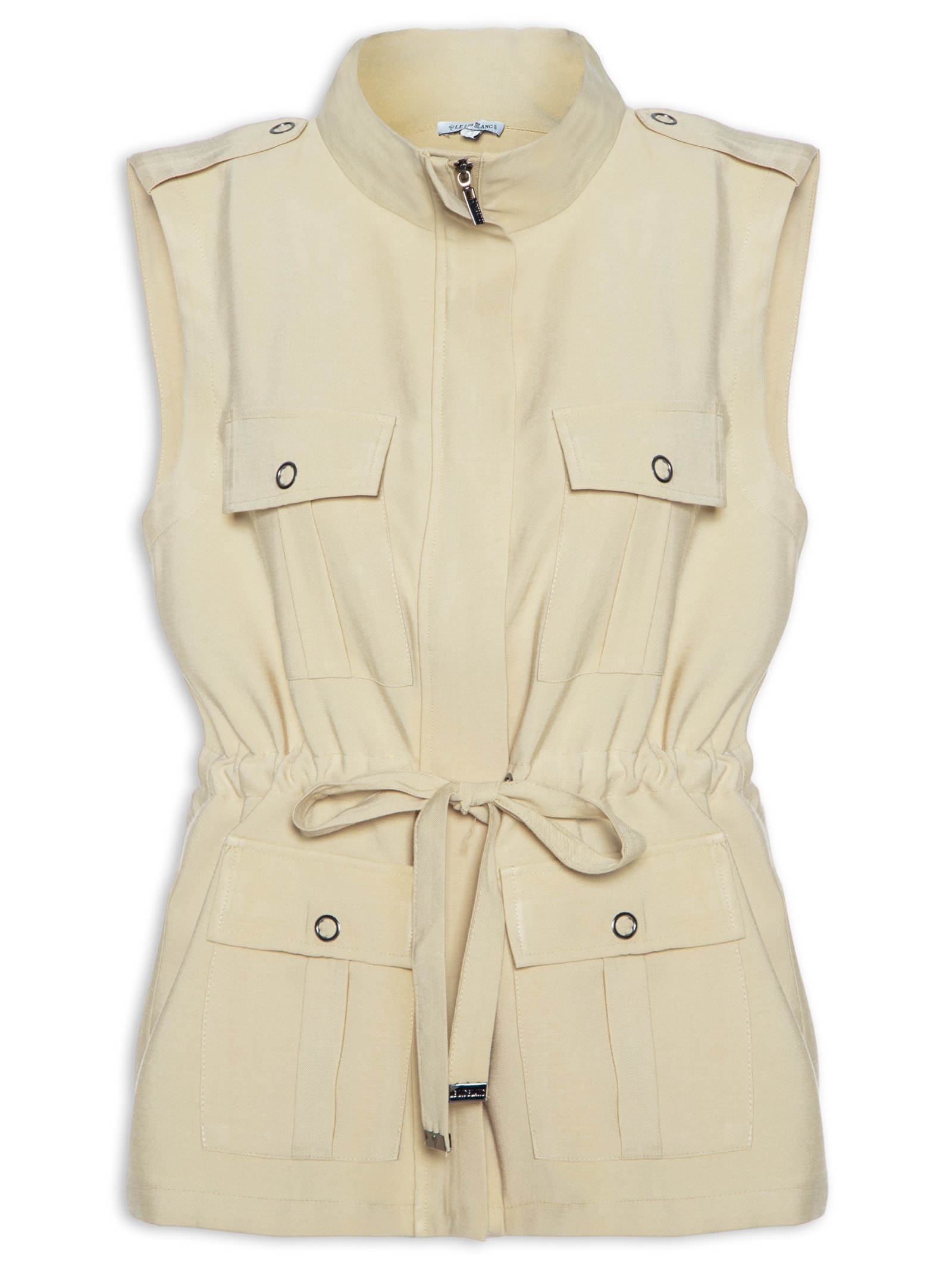Le Lis - Colete Feminino Parka Santi - Bege