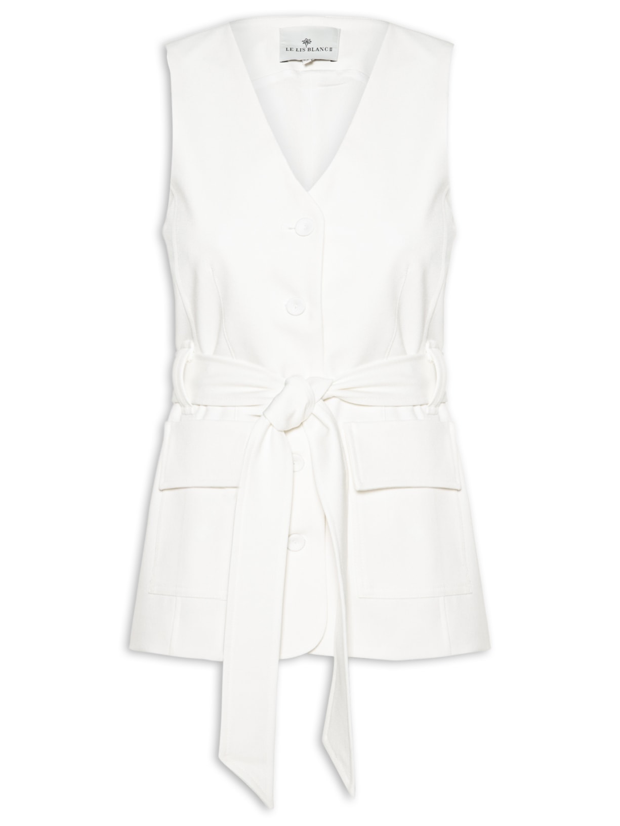 Colete Feminino Patrícia Off White Le Lis
