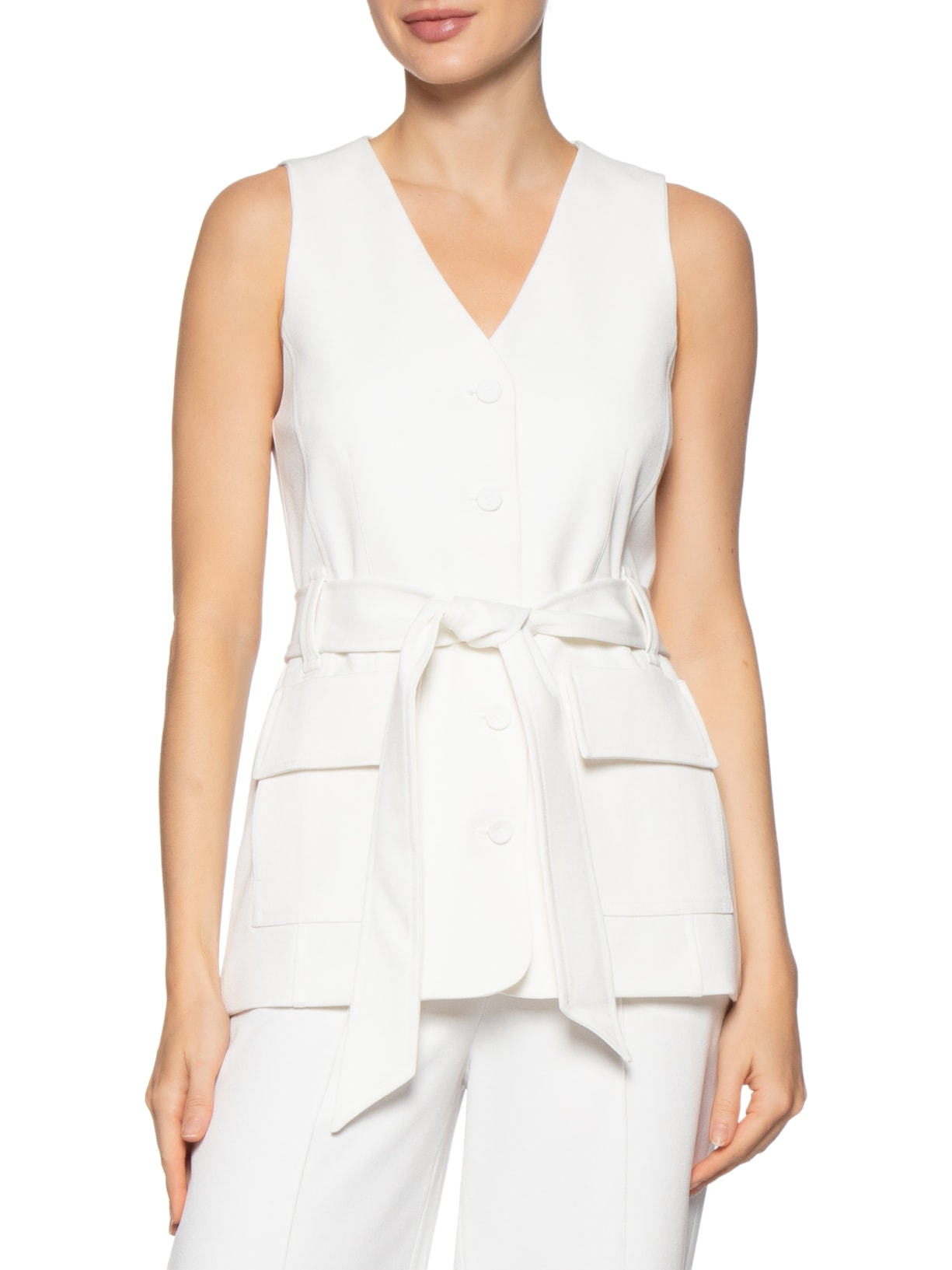 Colete Feminino Patrícia Off White Le Lis