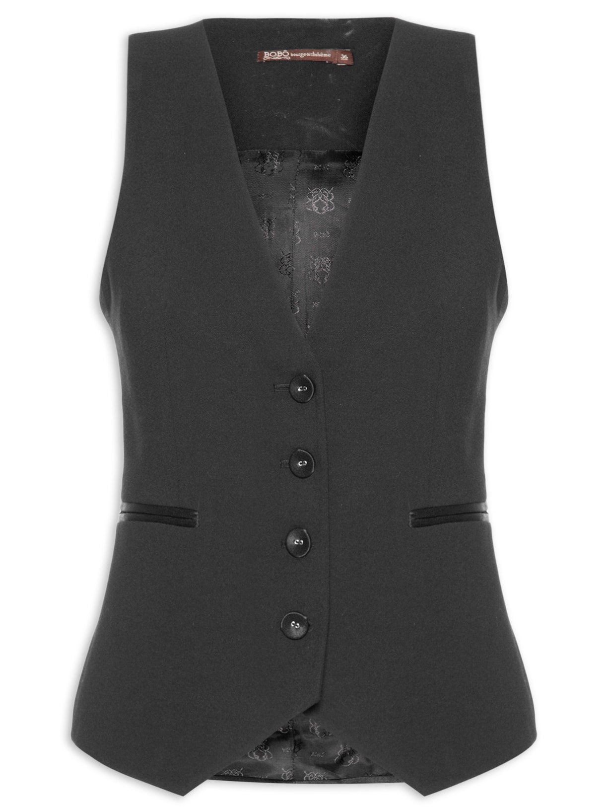 Colete Feminino Pia - Preto