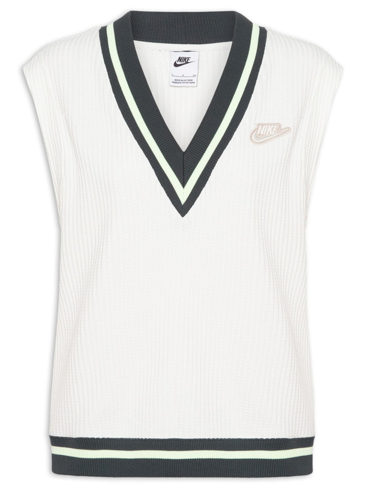 Colete Feminino Prep Branco Nike