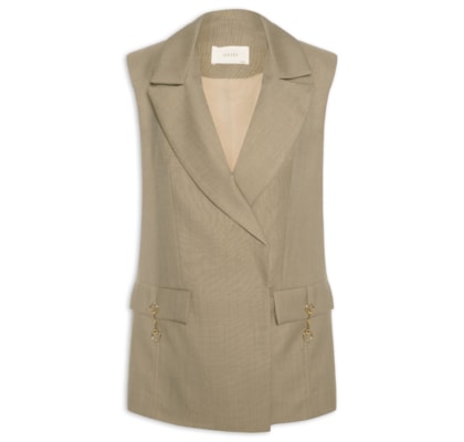 Colete Feminino Rafaela - Marrom