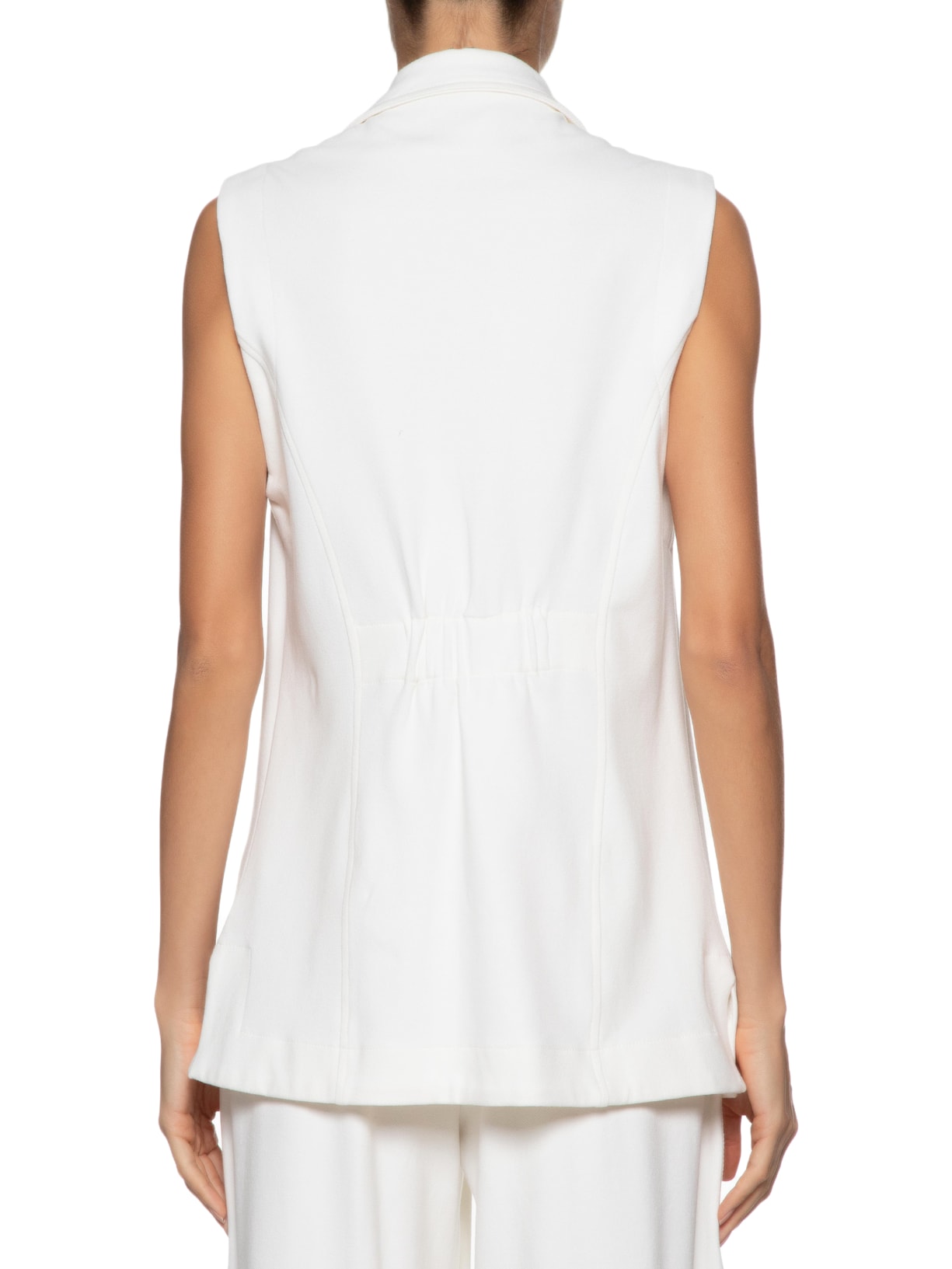 Colete Feminino Recortes Branco Dress To