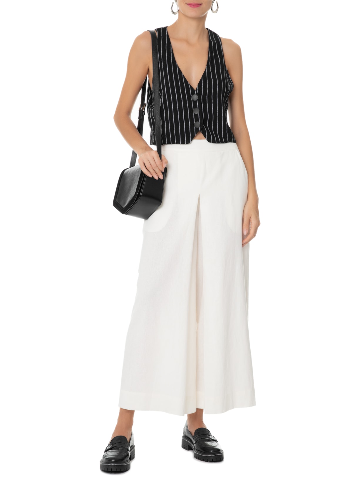 Colete feminino Risca De Giz  Preto Dress To