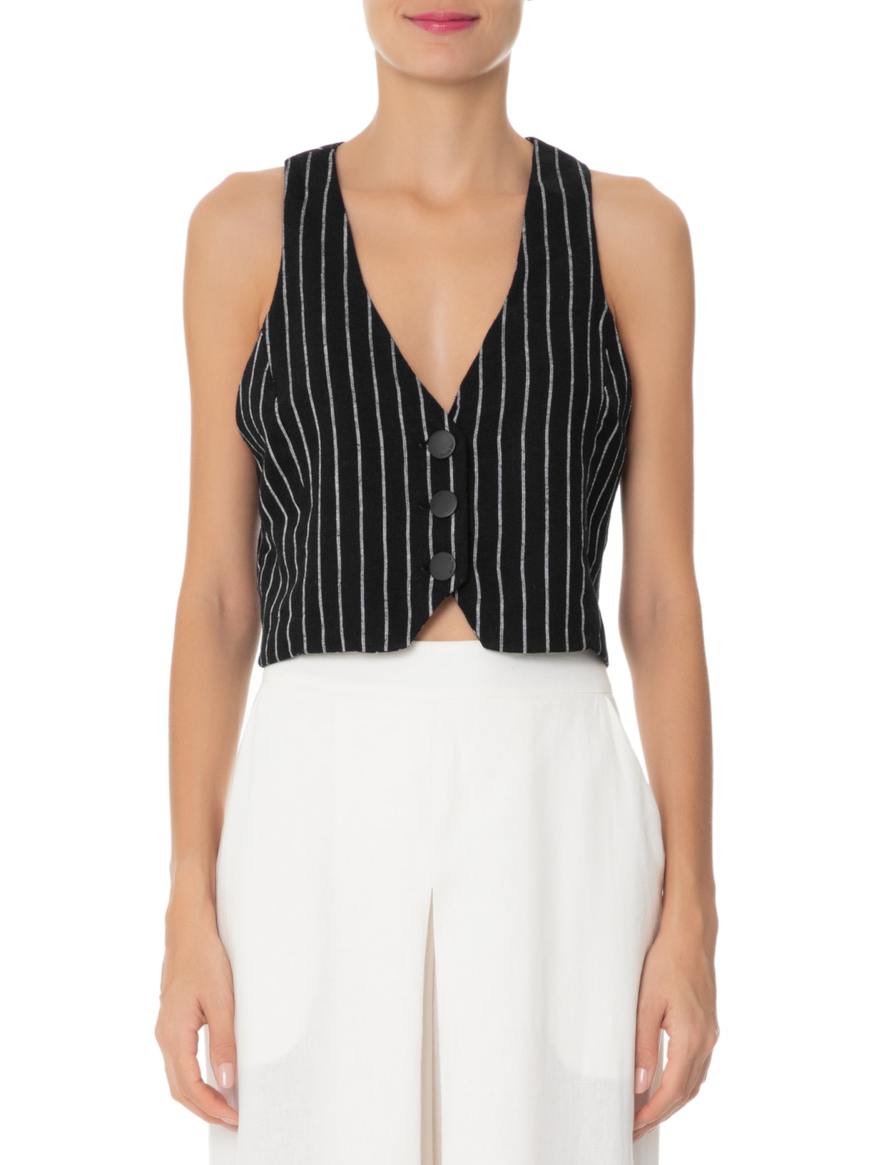 Colete feminino Risca De Giz  Preto Dress To