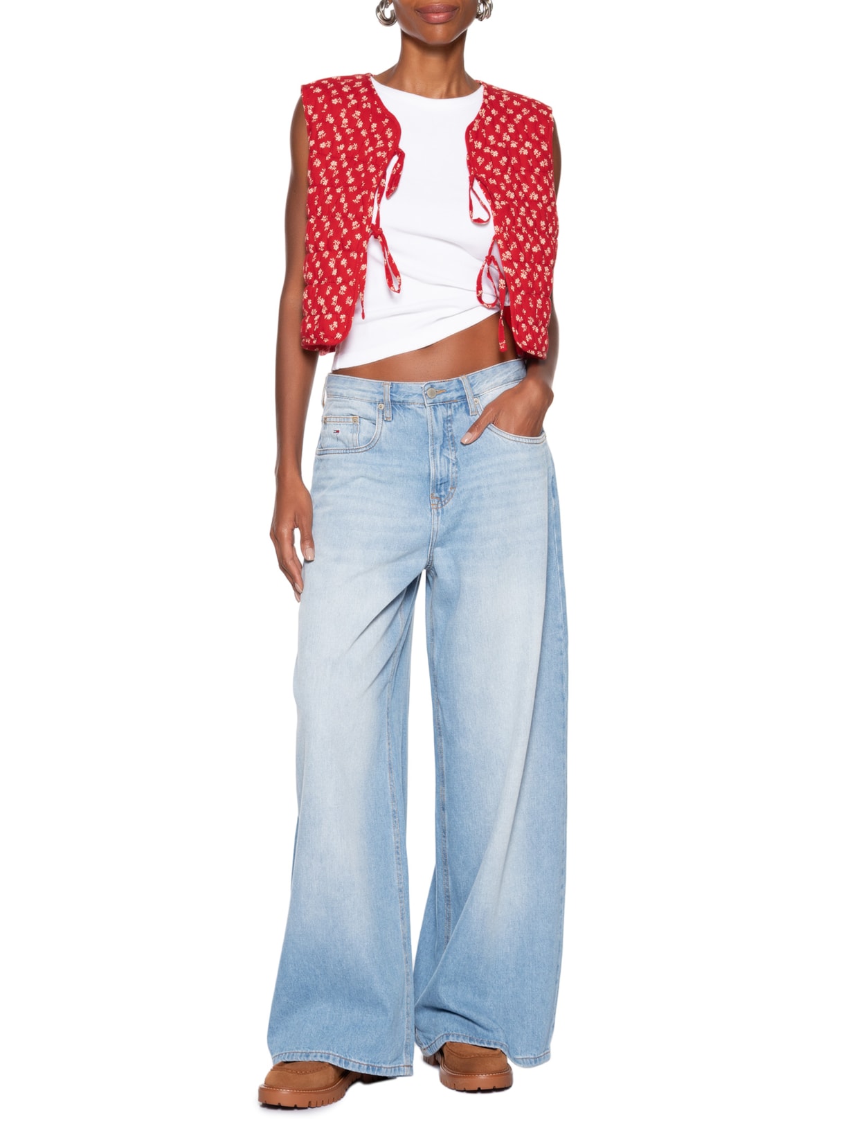 Colete Feminino Rue Liner Vest Vermelho Levi's