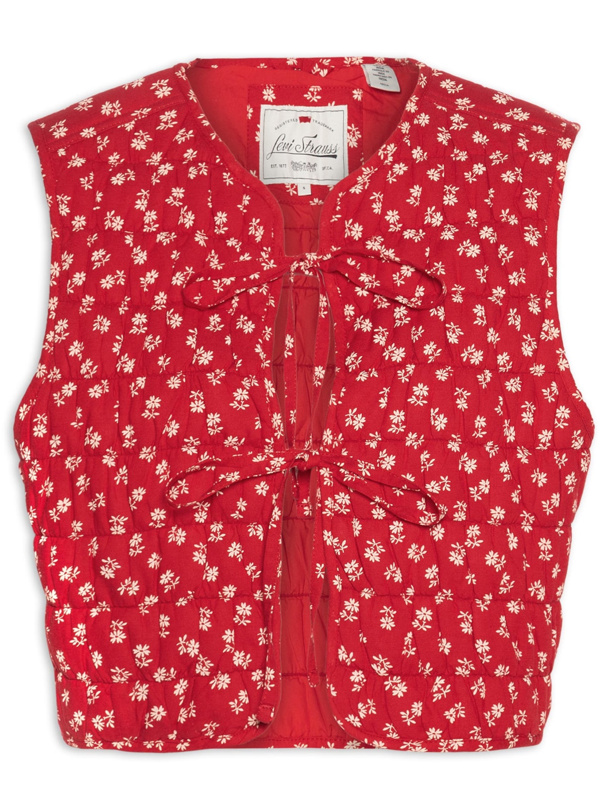 Colete Feminino Rue Liner Vest Vermelho Levi's