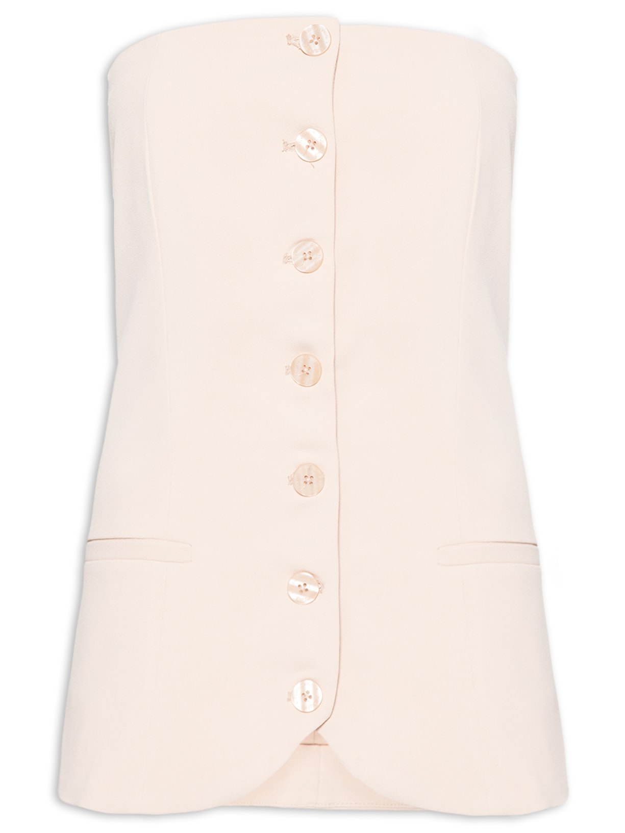 Colete Feminino Sem Alças - Rosa