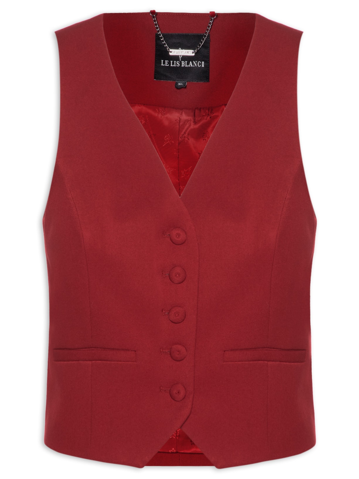 Colete Feminino Stella III Vermelho Le Lis