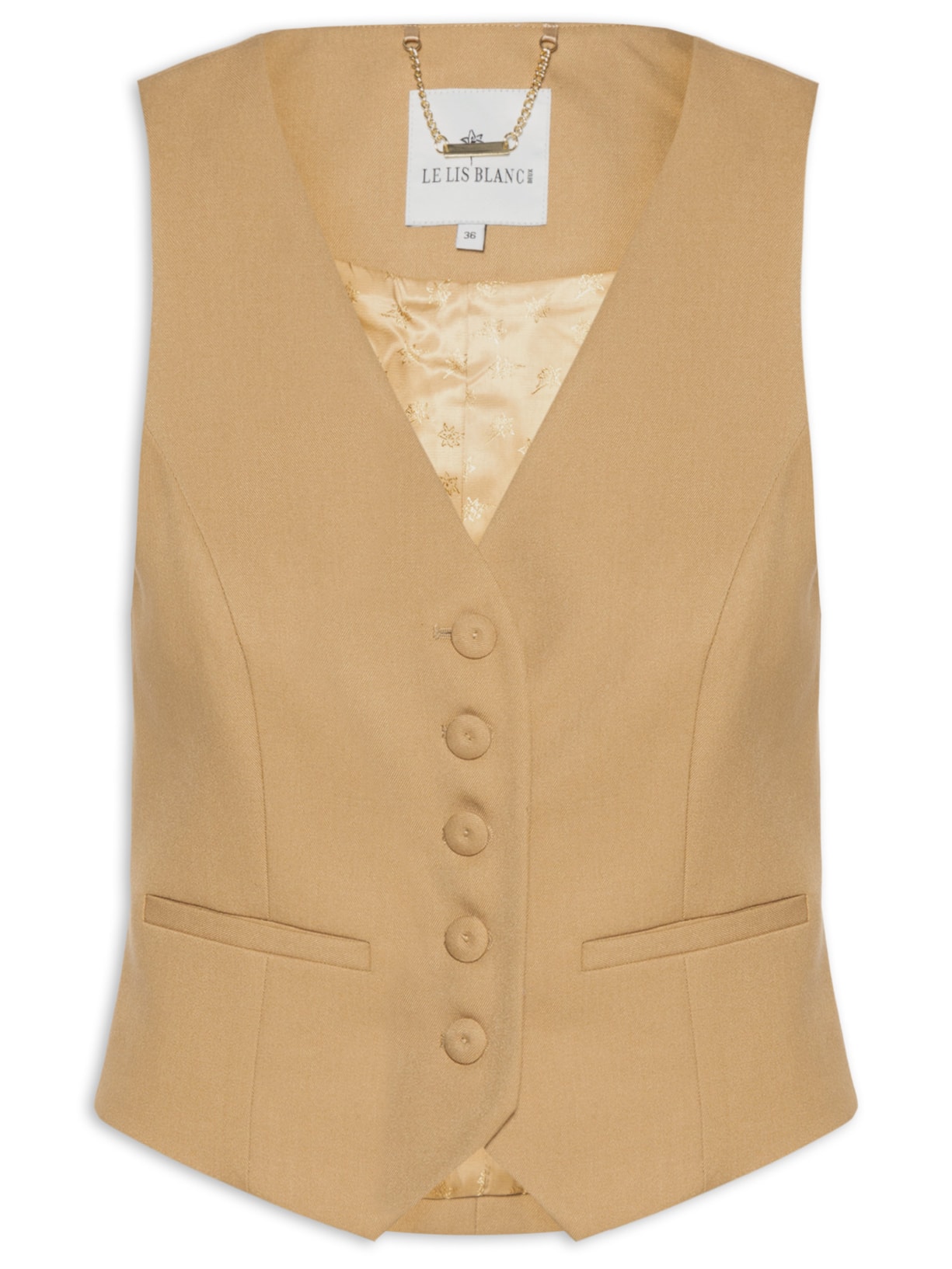 Colete Feminino Stella - Marrom