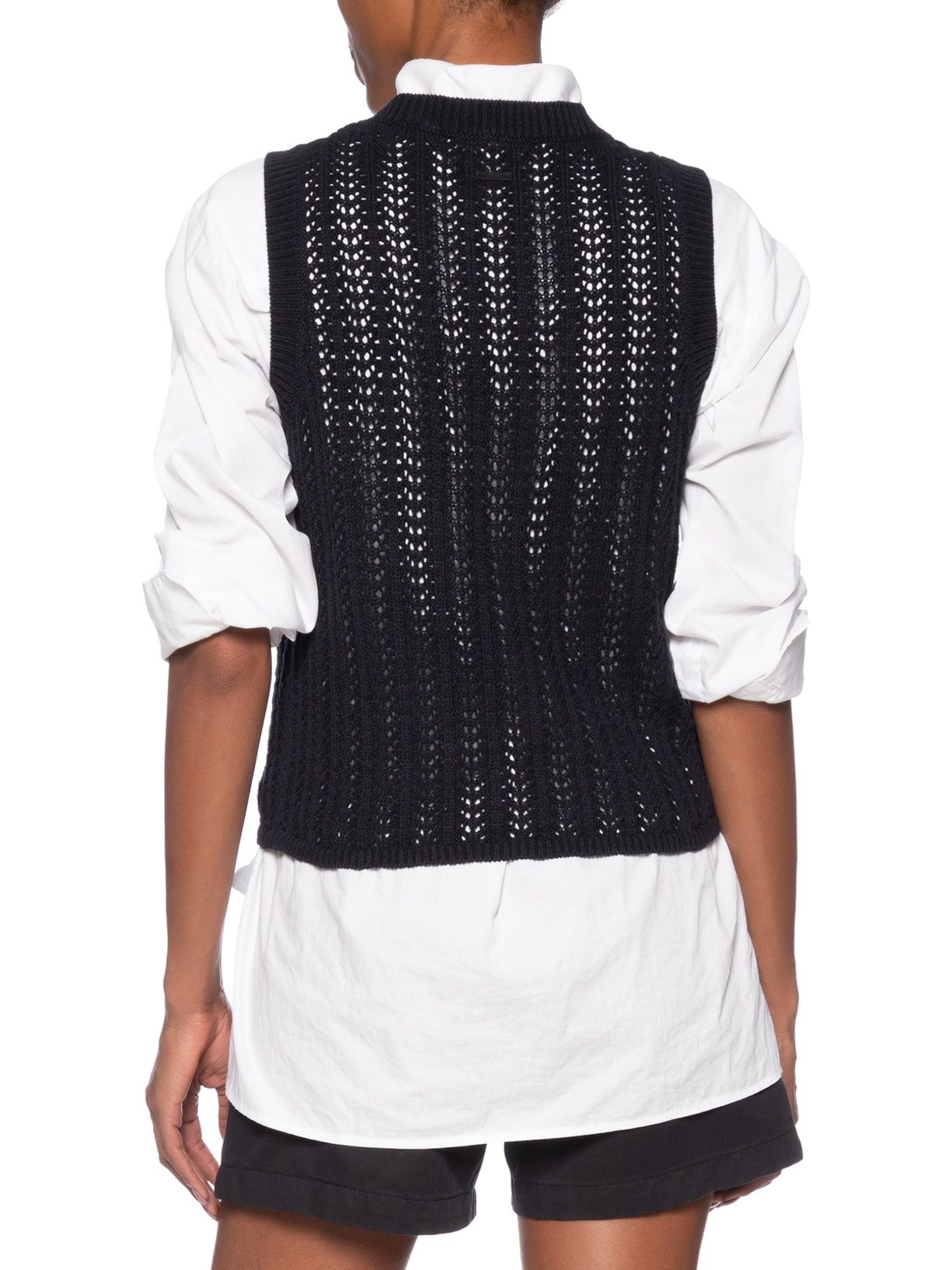 Colete Feminino Sunrise Crochet Tank Preto Levi's