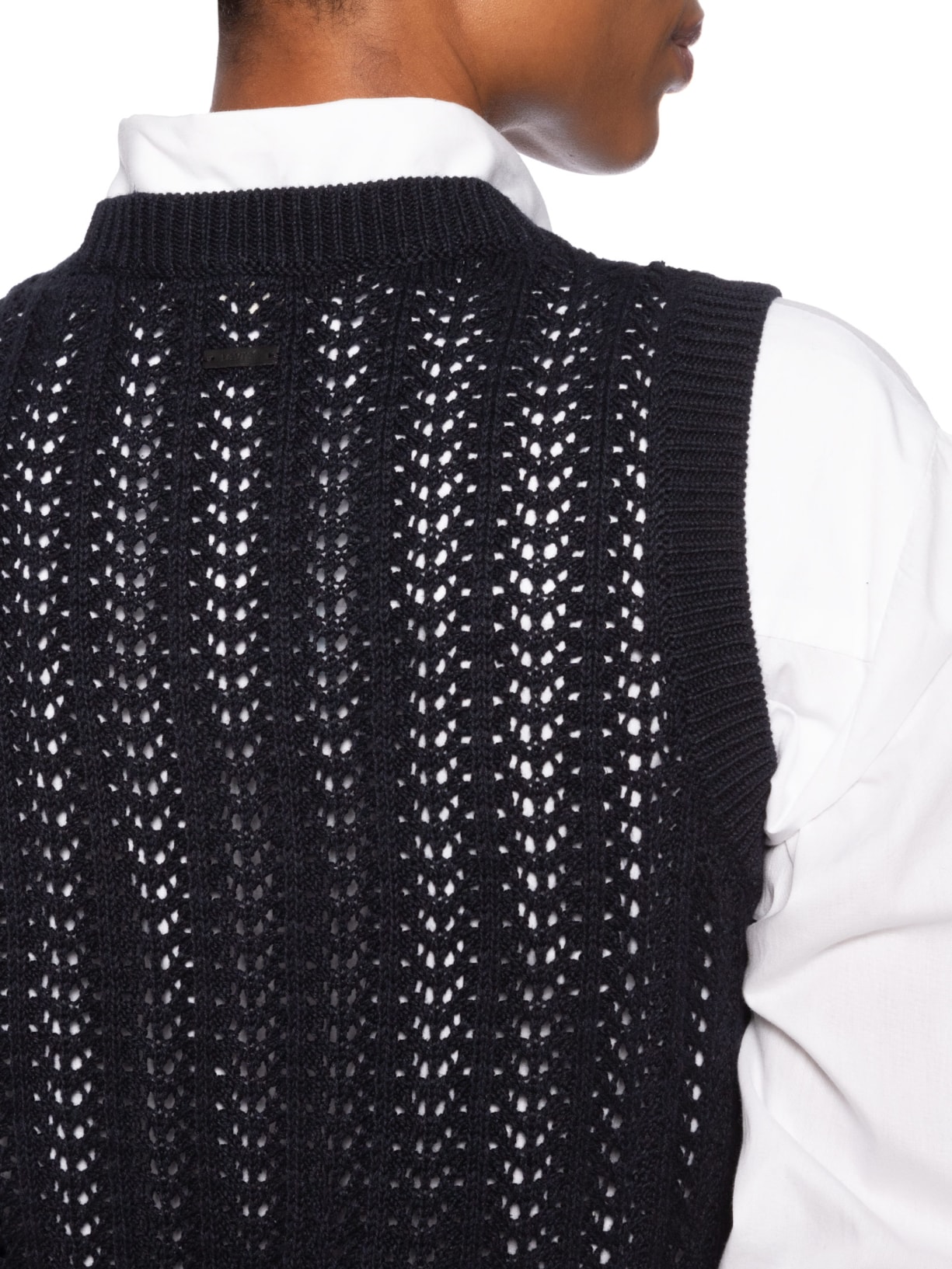 Colete Feminino Sunrise Crochet Tank Preto Levi's