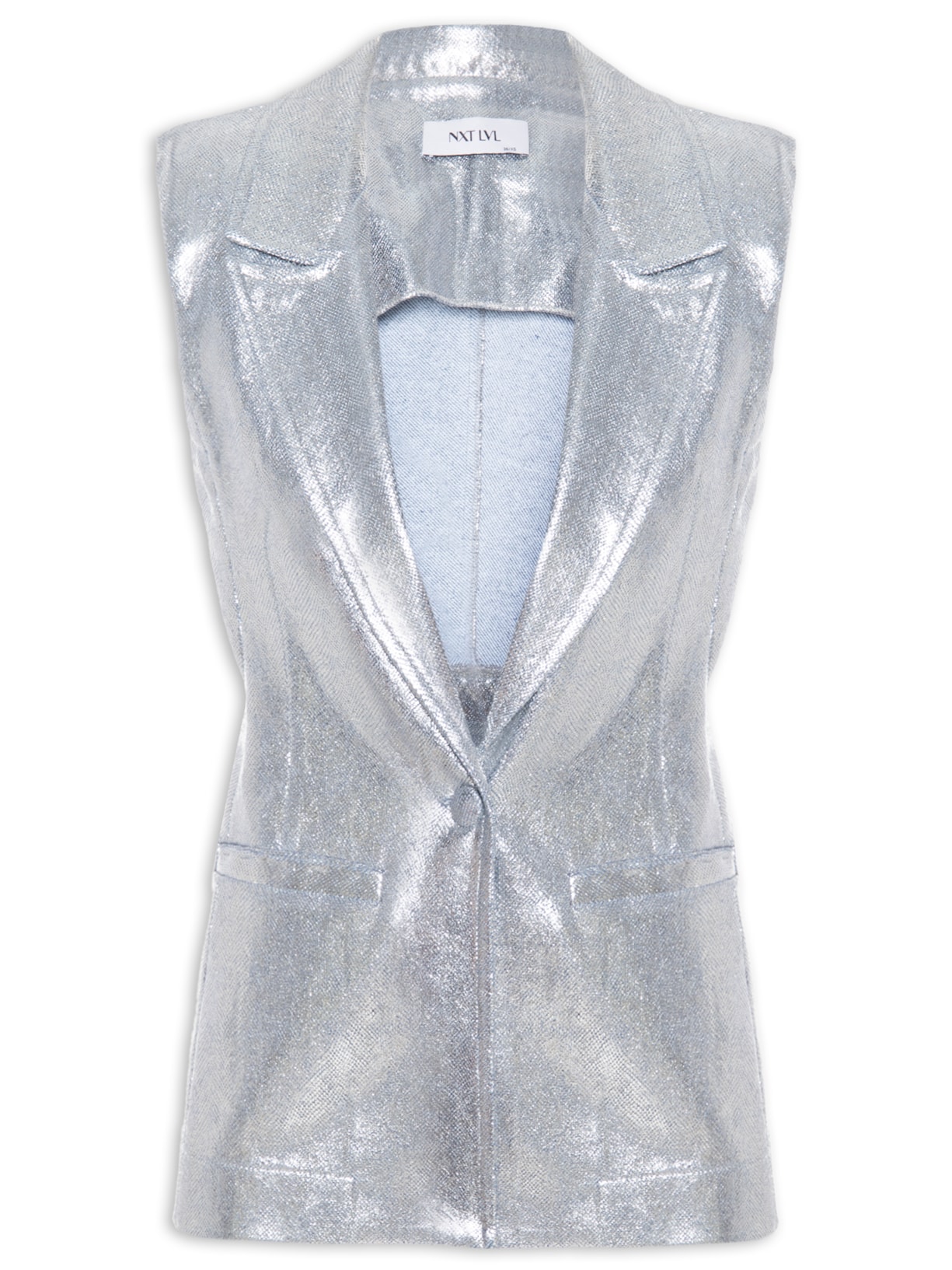 Colete Feminino Thea - Prata