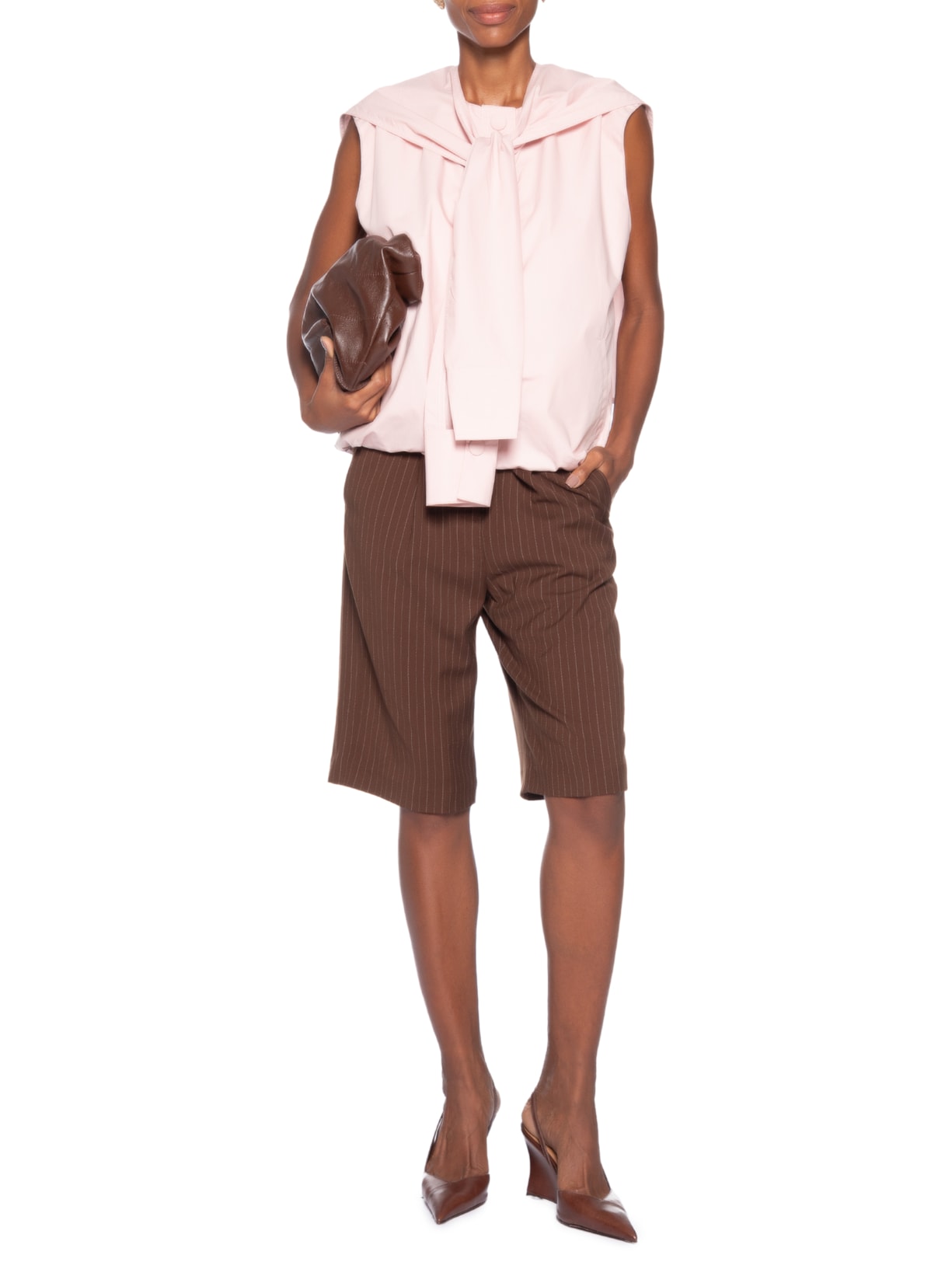 Colete Feminino Tricoline Algodão Rosa Coven